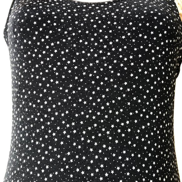 90s vintage maxi tank dress with stars print - Picture 7 of 15